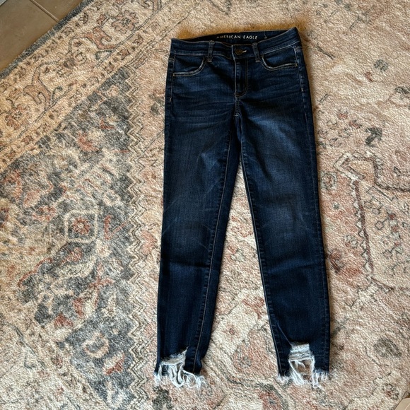 American Eagle Outfitters Dark Wash Jeans - Picture 1 of 7